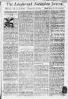 Leicester Journal Saturday 08 February 1766 Page 1