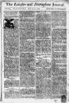 Leicester Journal Saturday 15 March 1766 Page 1