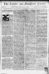 Leicester Journal Saturday 11 March 1769 Page 1