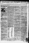 Leicester Journal Saturday 17 February 1770 Page 1