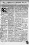 Leicester Journal Saturday 16 February 1771 Page 1