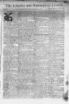 Leicester Journal Saturday 14 September 1771 Page 1
