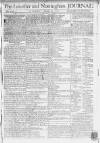 Leicester Journal Saturday 12 October 1776 Page 1