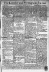 Leicester Journal Saturday 15 February 1777 Page 1