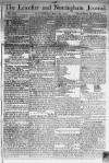 Leicester Journal Saturday 10 May 1777 Page 1