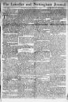 Leicester Journal Saturday 17 May 1777 Page 1