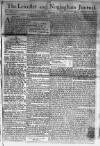Leicester Journal Saturday 07 February 1778 Page 1