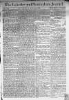 Leicester Journal Saturday 14 October 1780 Page 1