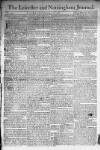 Leicester Journal Saturday 16 December 1780 Page 1