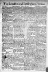 Leicester Journal Saturday 13 January 1781 Page 1