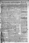 Leicester Journal Saturday 17 February 1781 Page 1