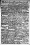 Leicester Journal Saturday 13 October 1781 Page 1