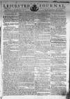 Leicester Journal Saturday 11 August 1787 Page 1