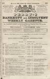 Perry's Bankrupt Gazette Thursday 09 October 1828 Page 1