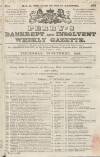 Perry's Bankrupt Gazette Thursday 30 October 1828 Page 1