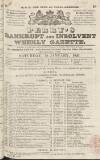 Perry's Bankrupt Gazette Saturday 10 January 1829 Page 1
