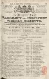 Perry's Bankrupt Gazette Saturday 07 February 1829 Page 1