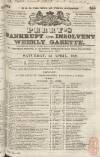 Perry's Bankrupt Gazette Saturday 25 April 1829 Page 1