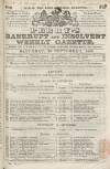 Perry's Bankrupt Gazette Saturday 26 September 1829 Page 1