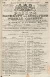 Perry's Bankrupt Gazette Saturday 14 November 1829 Page 1