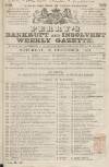 Perry's Bankrupt Gazette Saturday 26 December 1829 Page 1