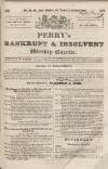 Perry's Bankrupt Gazette Monday 04 October 1830 Page 1