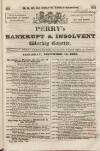 Perry's Bankrupt Gazette Saturday 18 December 1830 Page 1