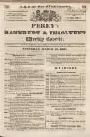 Perry's Bankrupt Gazette Saturday 26 March 1831 Page 1