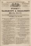 Perry's Bankrupt Gazette Saturday 21 May 1831 Page 1