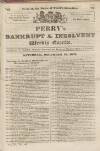 Perry's Bankrupt Gazette Saturday 10 December 1831 Page 1