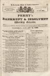 Perry's Bankrupt Gazette Saturday 21 January 1832 Page 1