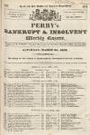 Perry's Bankrupt Gazette Saturday 30 March 1833 Page 1