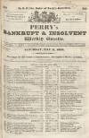 Perry's Bankrupt Gazette Saturday 11 May 1833 Page 1