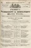 Perry's Bankrupt Gazette Saturday 15 June 1833 Page 1