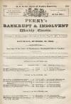 Perry's Bankrupt Gazette Saturday 19 October 1833 Page 1
