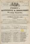 Perry's Bankrupt Gazette Saturday 04 January 1834 Page 1