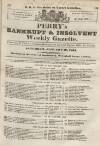 Perry's Bankrupt Gazette Saturday 18 January 1834 Page 1