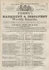 Perry's Bankrupt Gazette Saturday 08 February 1834 Page 1