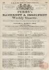 Perry's Bankrupt Gazette Saturday 01 March 1834 Page 1