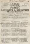 Perry's Bankrupt Gazette Saturday 05 July 1834 Page 1