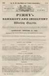 Perry's Bankrupt Gazette Saturday 11 October 1834 Page 1