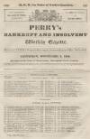 Perry's Bankrupt Gazette Saturday 01 November 1834 Page 1