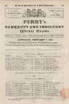 Perry's Bankrupt Gazette Saturday 07 February 1835 Page 1