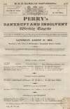 Perry's Bankrupt Gazette Saturday 27 August 1836 Page 1