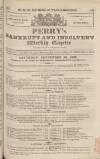 Perry's Bankrupt Gazette Saturday 22 September 1838 Page 1
