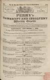 Perry's Bankrupt Gazette Saturday 01 December 1838 Page 1