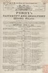 Perry's Bankrupt Gazette Saturday 06 June 1840 Page 1
