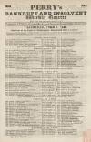Perry's Bankrupt Gazette Saturday 05 June 1841 Page 1