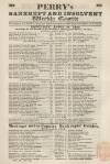 Perry's Bankrupt Gazette Saturday 30 April 1842 Page 1