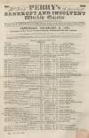 Perry's Bankrupt Gazette Saturday 31 December 1842 Page 1